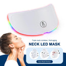Sem fio 7 cores LED rosto beleza máquina fóton facial pescoço pele apertar rejuvenescimento facial pescoço máscara